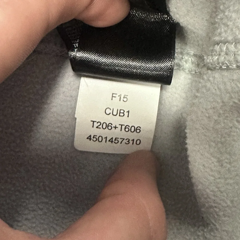 The North Face Krestwood Mens Medium Gray Full Zip Mock Neck Jacket Outdoors